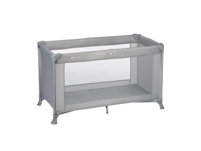 Un lit parapluie gris BabyComfort.