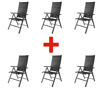 LIVARNO home Lot de 6 chaises TORONTO