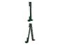 Deux lampes pliantes Parkside vertes.
