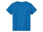 T-shirt bleu pour enfant, vue arrière.