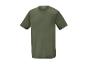T-shirt simple vert olive à manches courtes et col rond