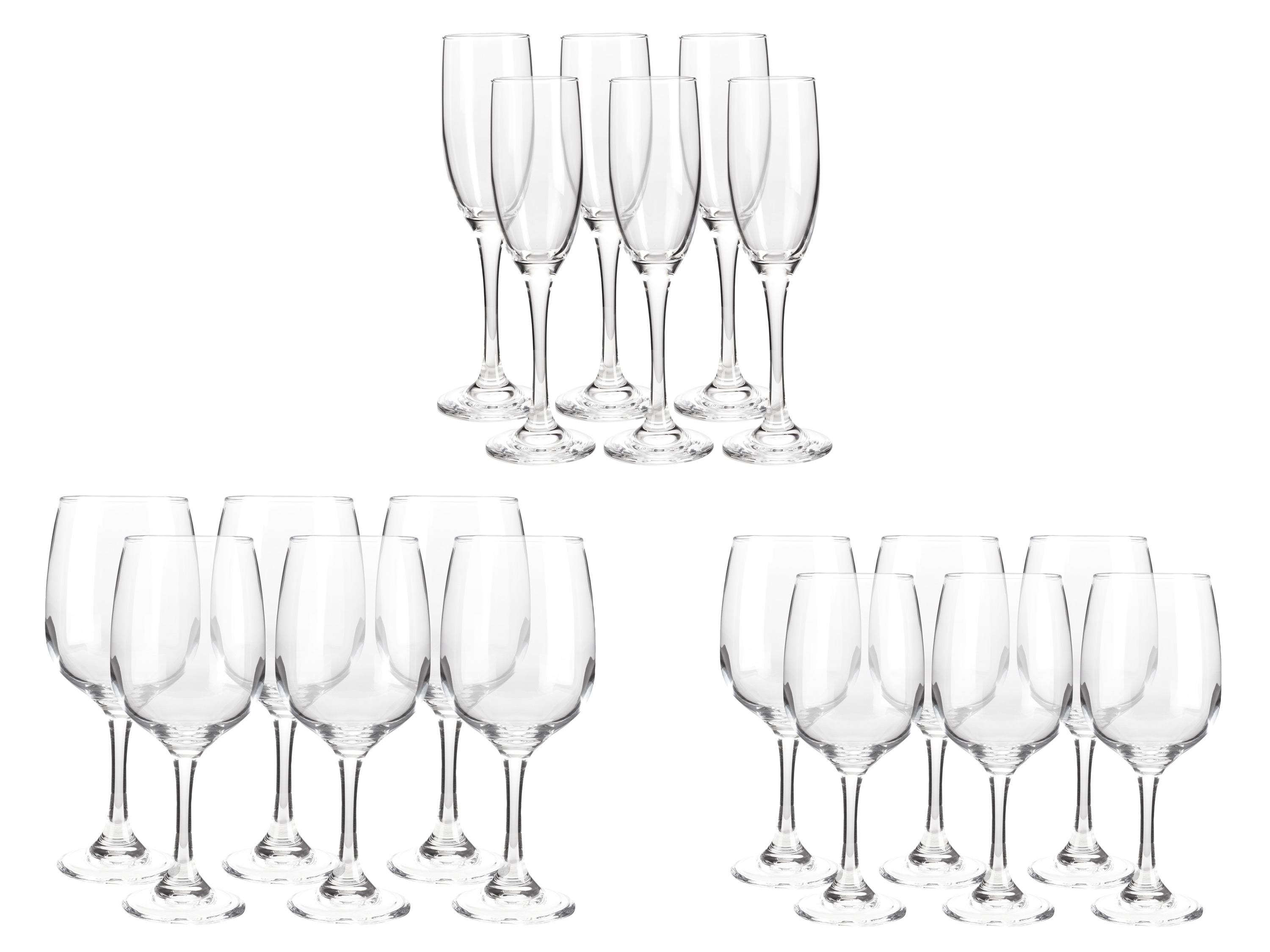 LIVARNO home Verres à vin ou flûtes à champagne