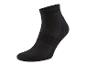 Chaussettes noires courtes, texture respirante.