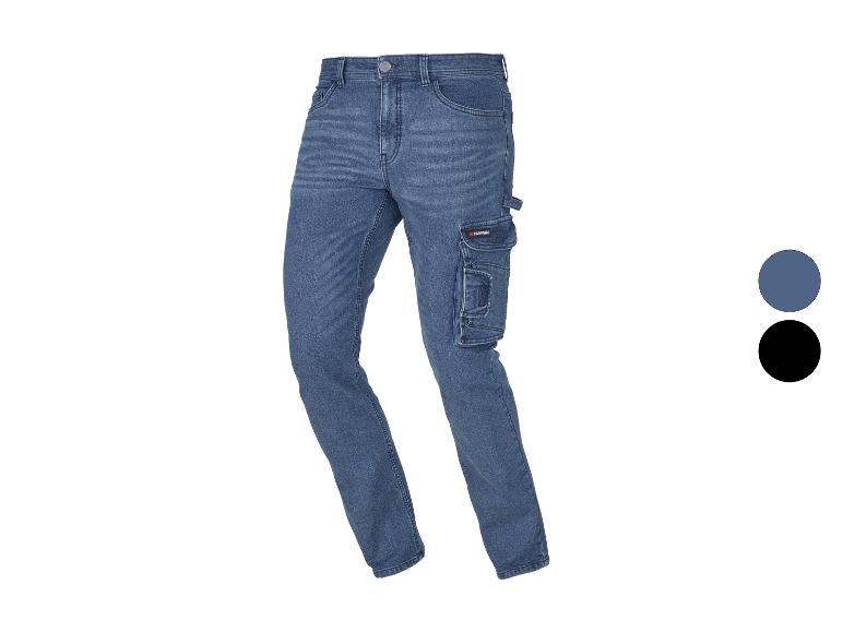 Jean bleu pour homme avec poches cargo et logo Parkside.