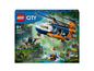 LEGO City Hélicoptère Explorateur de la Jungle avec des gorilles et une station de recherche.