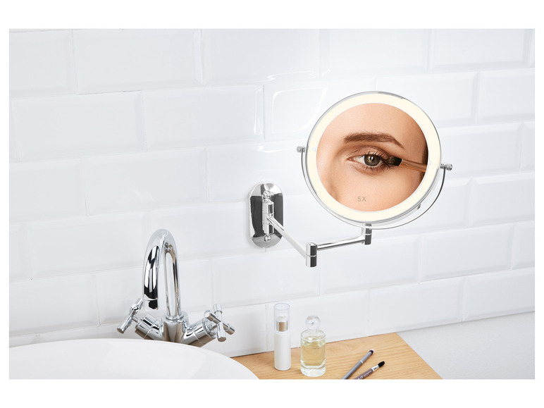 Aller en mode plein écran : CIEN Beauty miroir de beauté, bord lumineux LED - Image 26