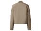 Blouson bomber beige uni, vue de dos