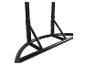 Base de support métallique noire pour panier de basket