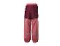 Pantalon d'extérieur bicolore pour enfants avec bandes réfléchissantes.