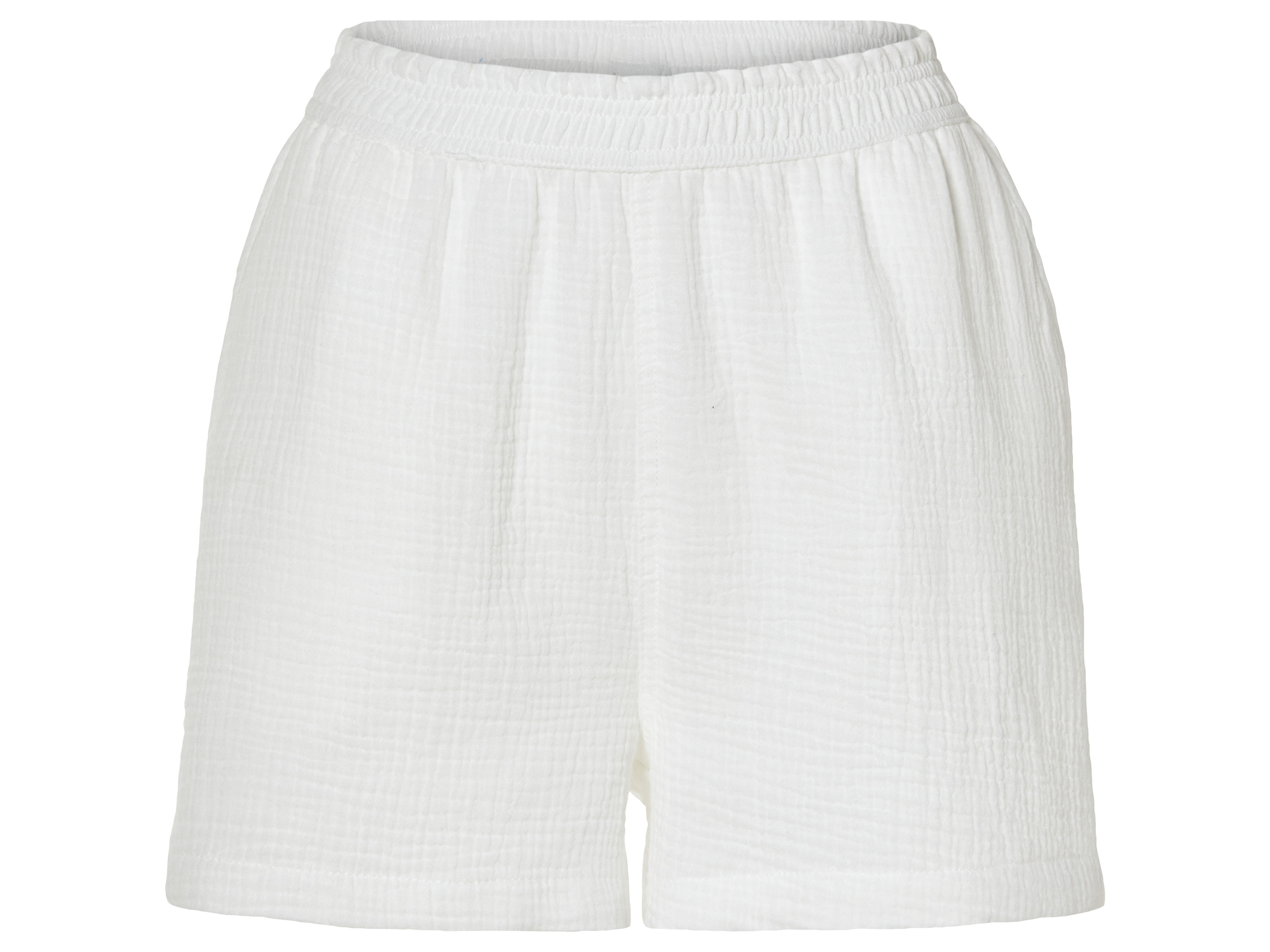 esmara® Short en mousseline femme (blanc)