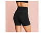 Shorts de shapewear noirs sans couture.