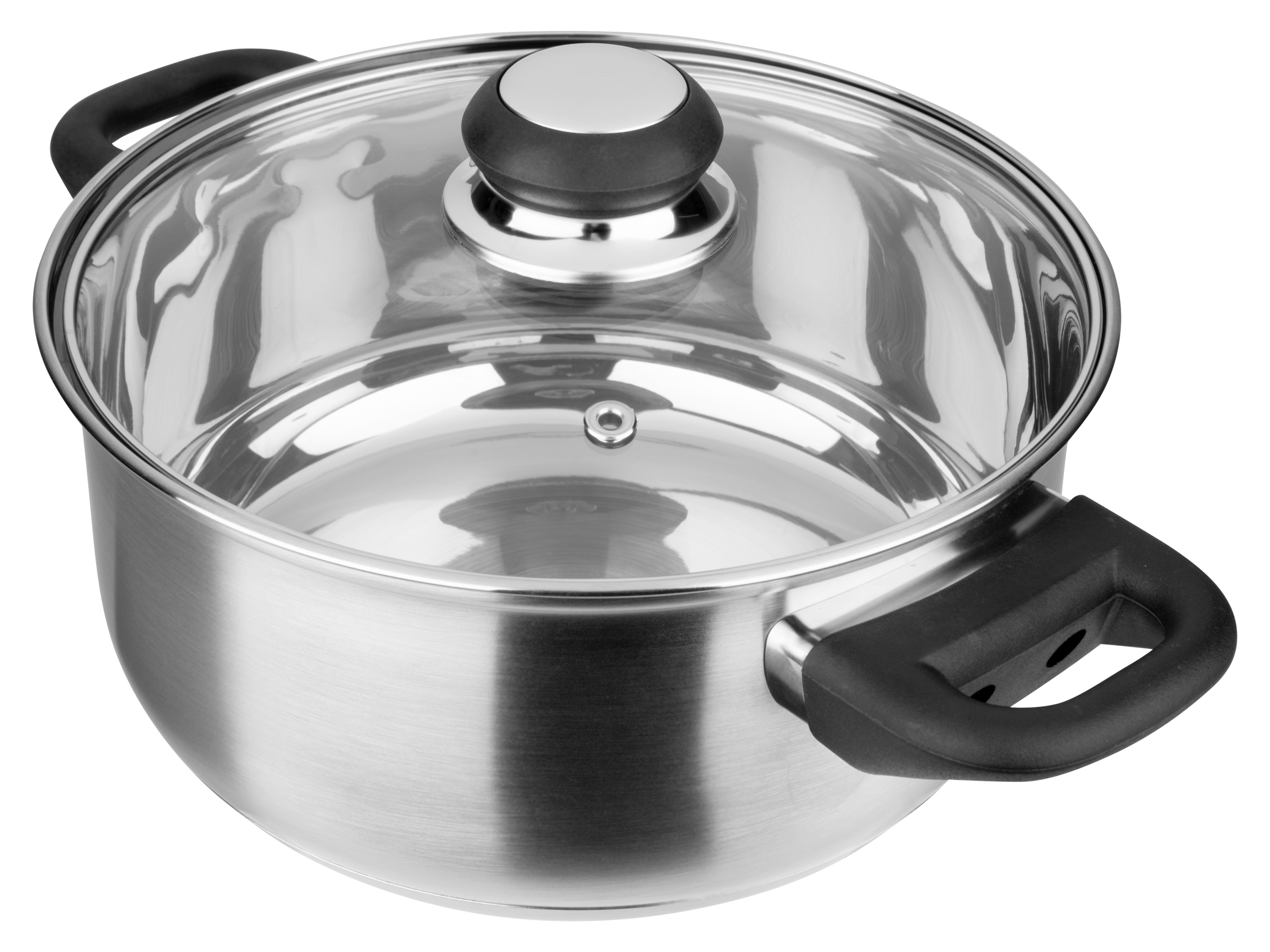 LIVARNO home Faitout en acier inoxydable, 20 cm