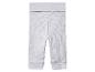 Legging bébé gris côtelé
