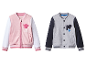 Deux vestes pour enfants ; une veste rose Paw Patrol et une veste grise avec logo PP.