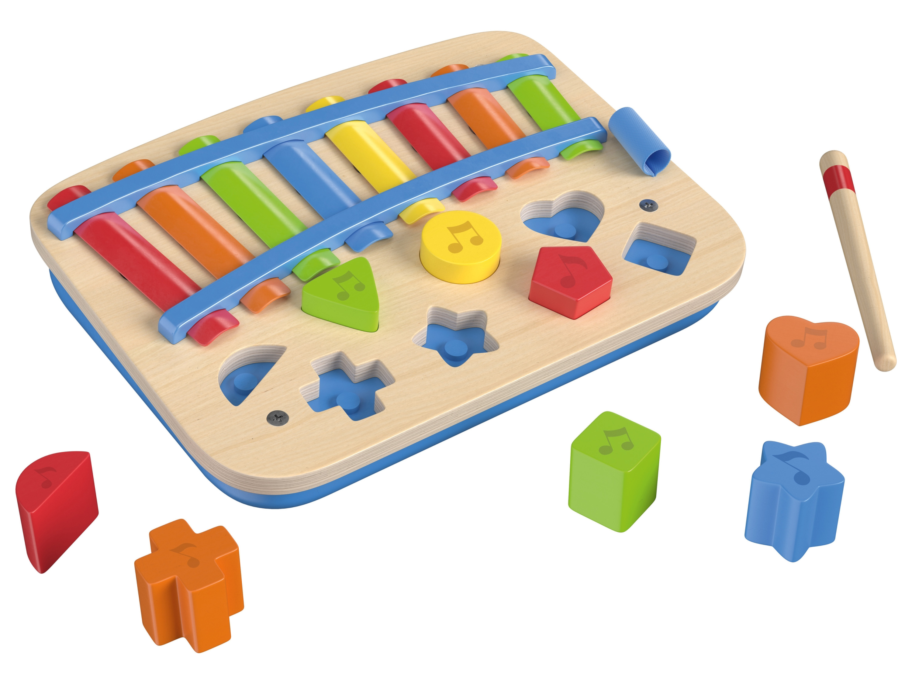 Playtive Instruments de musique en bois (xylophone)