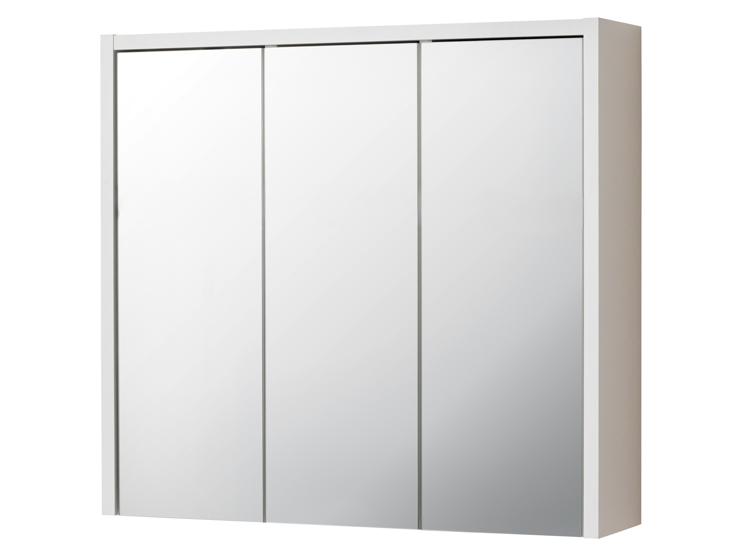 LIVARNO® Armoire de toilette miroir Boston, 65 x 60 x 16,2 cm, blanc