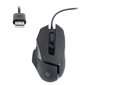 SILVERCREST® Souris RGB Gaming ergonomique, avec 8 touches de fonction