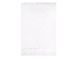 Serviette éponge blanche.