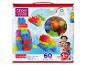 Jeu de blocs de construction Mega Bloks dans un grand sac de rangement.