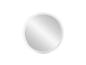 Bouton rond blanc avec dégradé gris