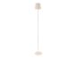 Lampadaire beige design minimaliste.