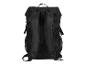 Sac à dos noir avec panneau arrière en mesh.
