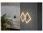 Appliques murales design avec éclairage LED, style moderne.