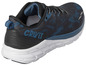 Chaussures de sport Crivit bleu foncé et noir avec une semelle blanche.