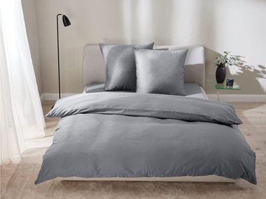 LIVARNO home Parure de lit en satin de coton mako, 260 x 240 cm