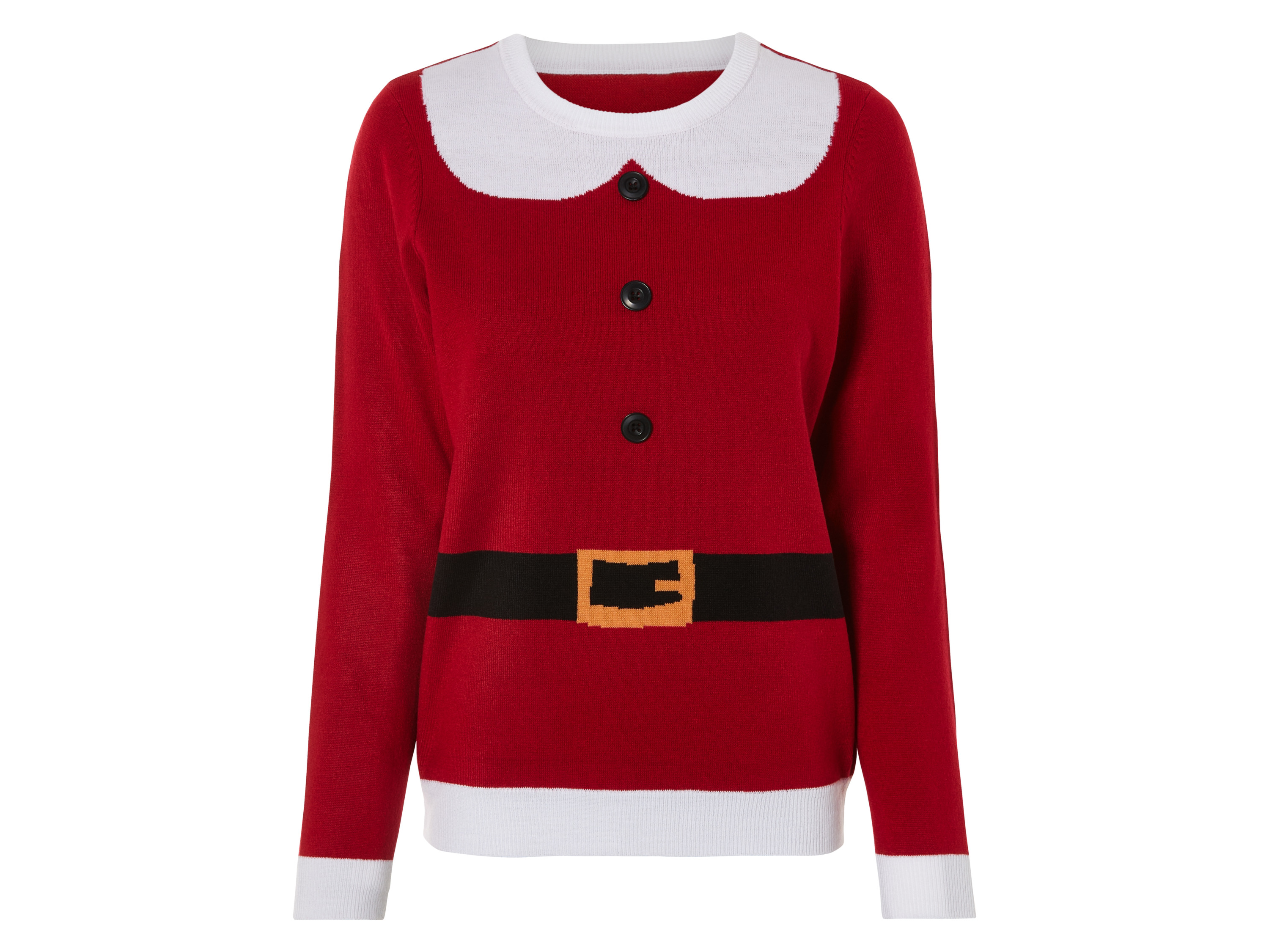 esmara® Pull Noël femme (rouge, S(34/36))