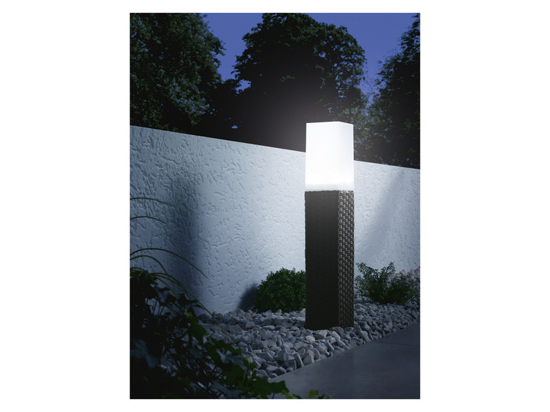 Aller en mode plein écran : LIVARNO home Balise solaire à LED, aspect rotin - Image 4