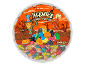 Bonbons gélifiés effrayants d'Halloween, 1000g.