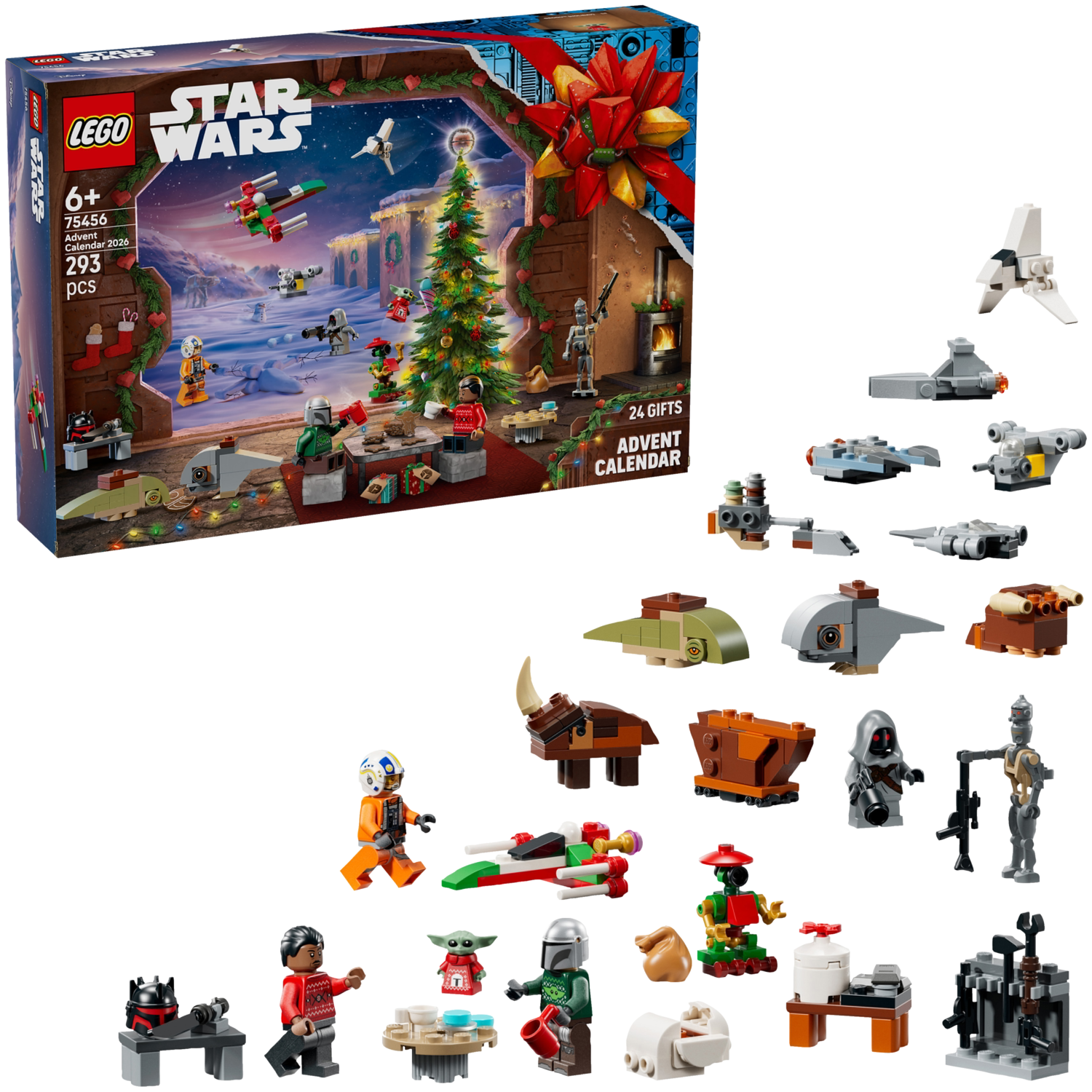 LEGO 43298 / 75456 Le Calendrier de l'Avent 2026, Disney Princess ou Star Wars