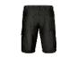 Shorts cargo noirs avec poches multiples.