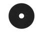 Un disque de ponçage noir pour une ponceuse.