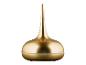Diffuseur d'huiles essentielles doré au design épuré et moderne avec boutons de commande.