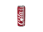 Canette de cola saveur cerise avec la mention « SANS SUCRE » et le Nutri-Score.