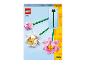 Tiges de fleurs LEGO 40647 avec des fleurs roses et blanches.
