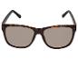 Lunettes de soleil avec monture écaille de tortue et verres gris