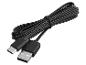 Câble USB-A vers USB-C noir.