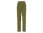 Pantalon uni vert foncé pour femmes.