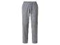 Pantalon gris pour homme avec taille élastique et cordon de serrage