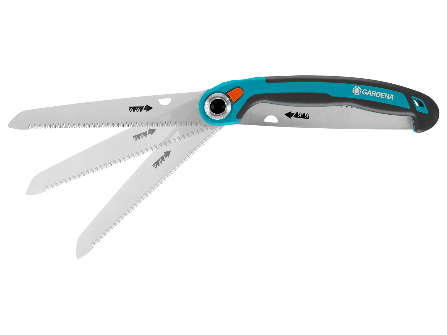 GARDENA Scie de jardin pliante « 200 P », pliable en 3 positions