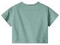 T-shirt à manches courtes vert menthe avec manches texturées