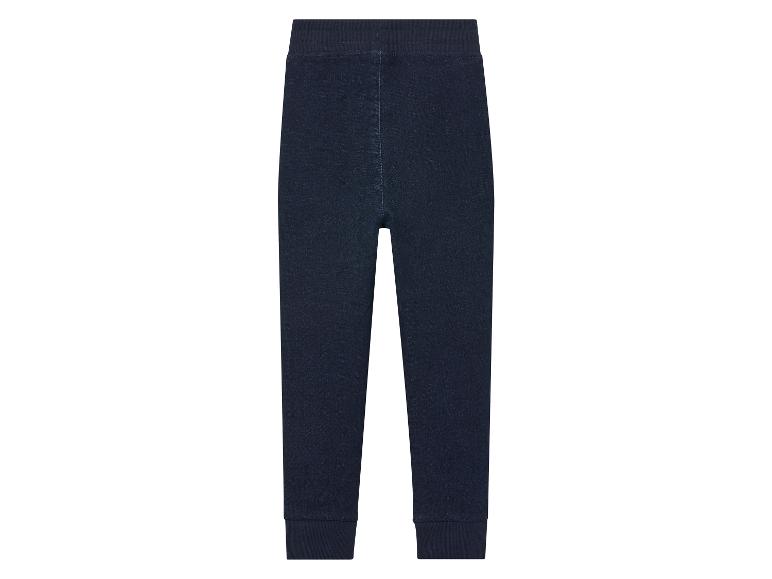 Jeans bleu foncé pour enfants.