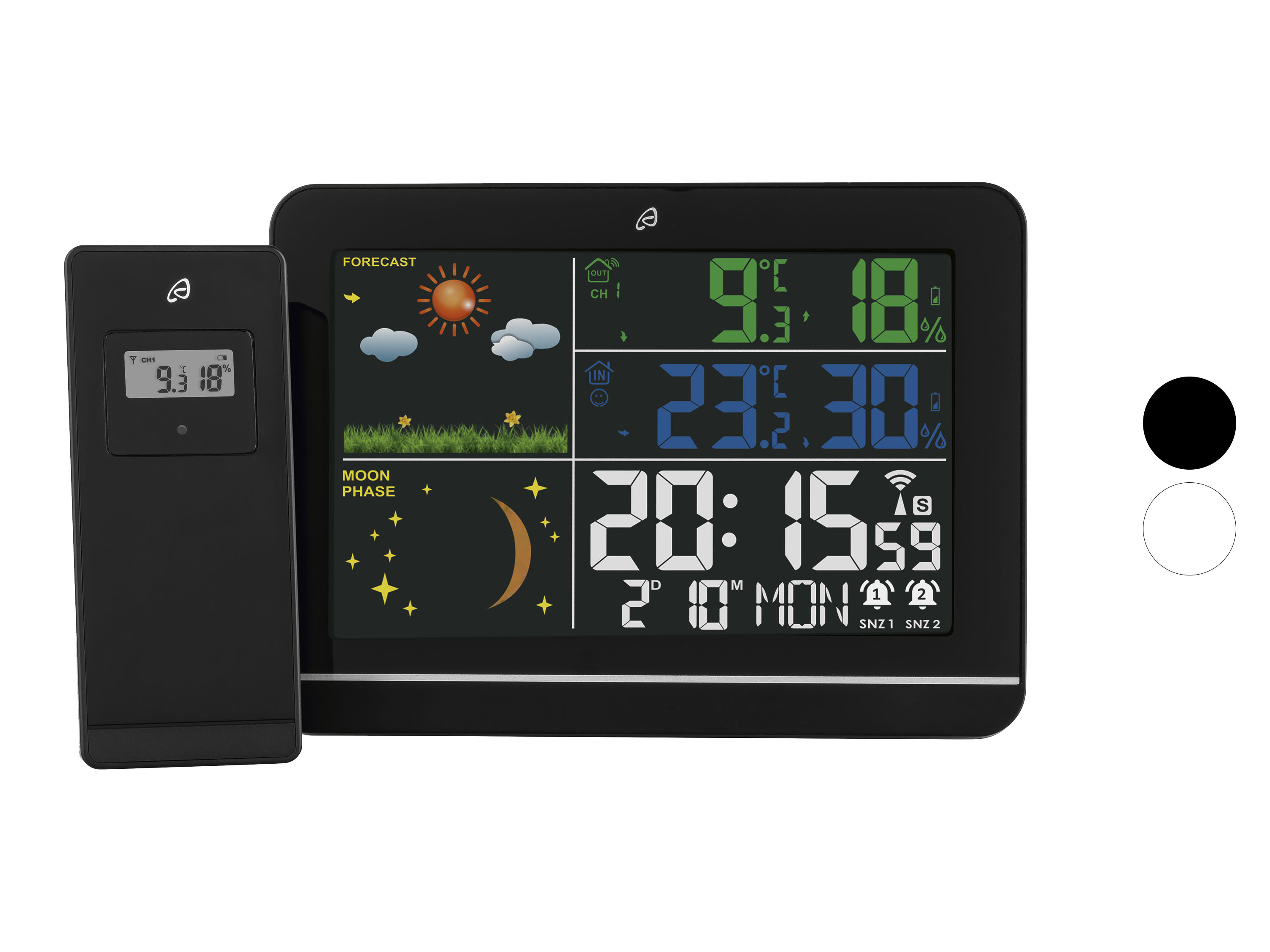 AURIOL® Station météo radioguidée