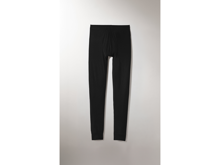 Legging thermique noir pour homme avec chevilles resserrées