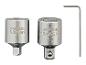 Deux douilles Parkside de 6,3 mm et 10 mm et une clé Allen en forme de L.
