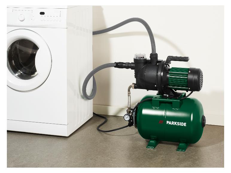 Lave-linge et pompe à eau domestique PARKSIDE en vert et noir