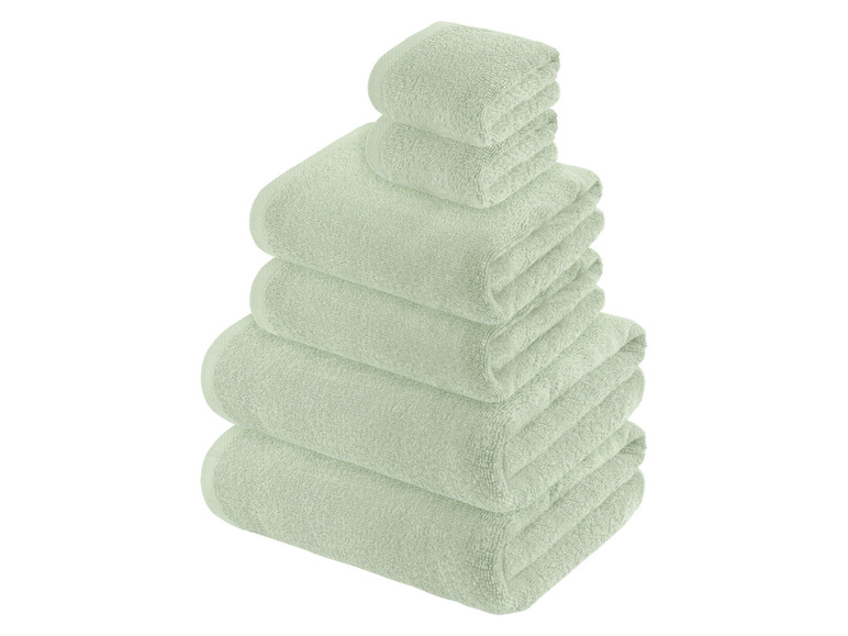 Aller en mode plein écran : LIVARNO home Set de 6 serviettes en éponge - Image 14